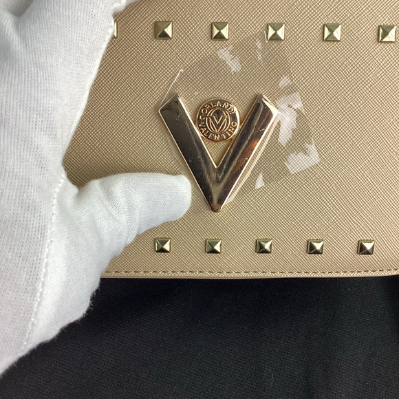 VALENTINO ORLANDI Studded Double Zip Crossbody Camera Bag Purse New $159 - Picture 7 of 11